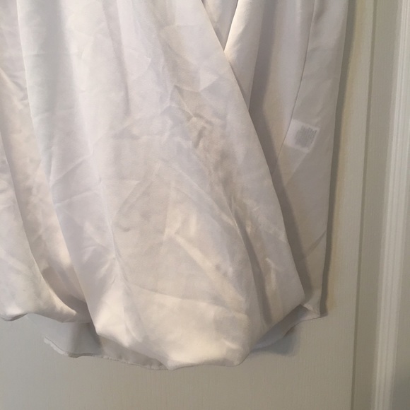 New York and Co. white sheer top - Picture 3 of 5